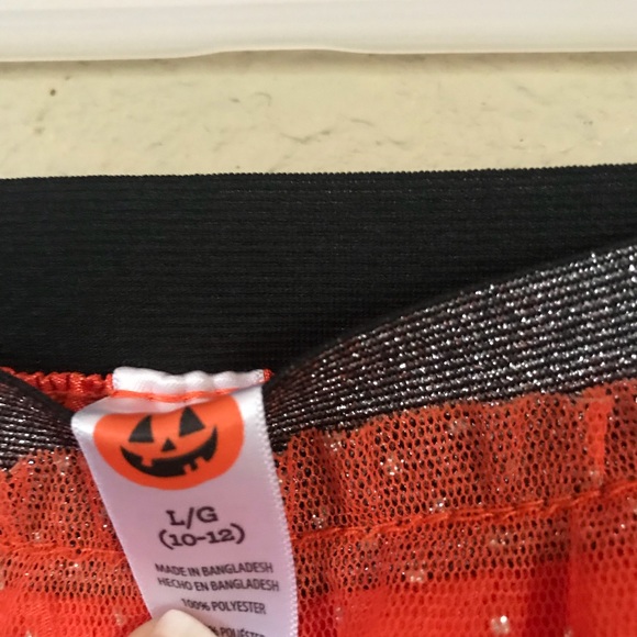 Orange Glittery Skirt - Picture 3 of 3